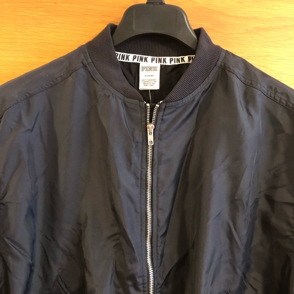 NWT PINK Victoria’s Secret Flight Bomber Jacket Size Medium - Picture 4 of 8